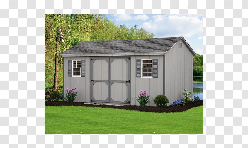 Shed Cottage Backyard Siding Property - Yard - Garden Transparent PNG