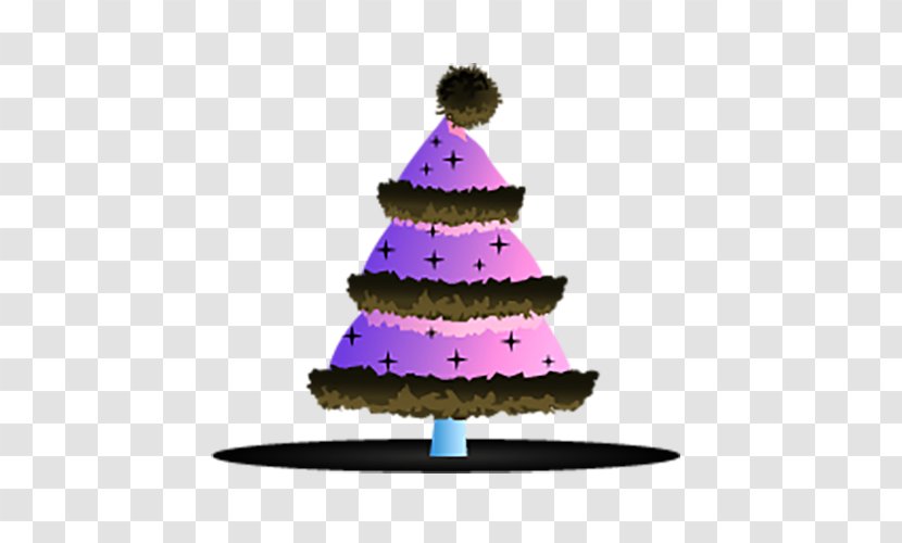 Christmas Tree Purple - Violet Transparent PNG