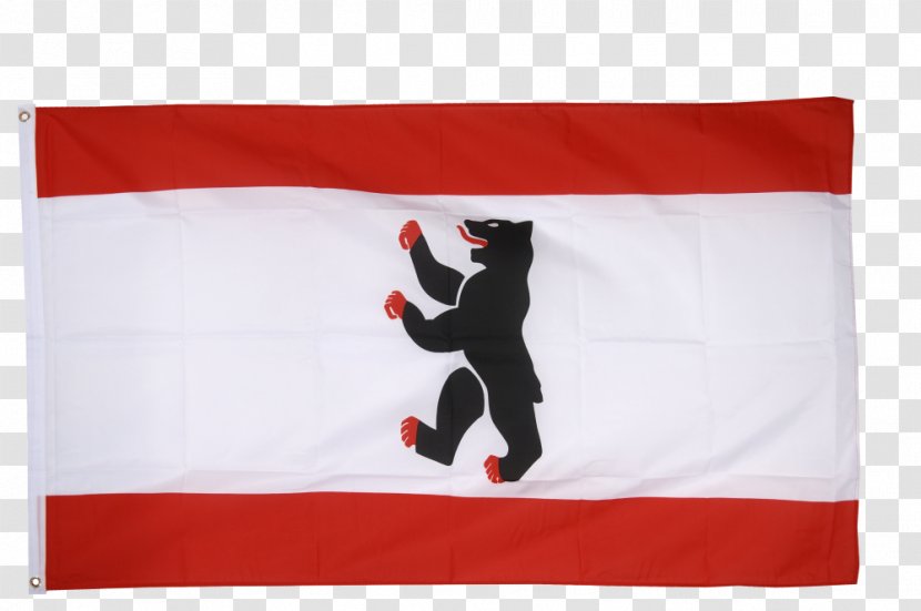 Flag Of Berlin Germany Fahne - Hanging Transparent PNG