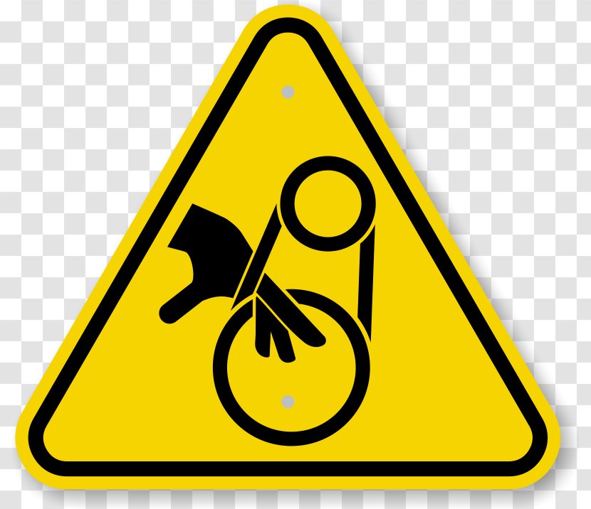 Warning Sign Risk Hazard Symbol - Triangle - Hand Placards Transparent PNG