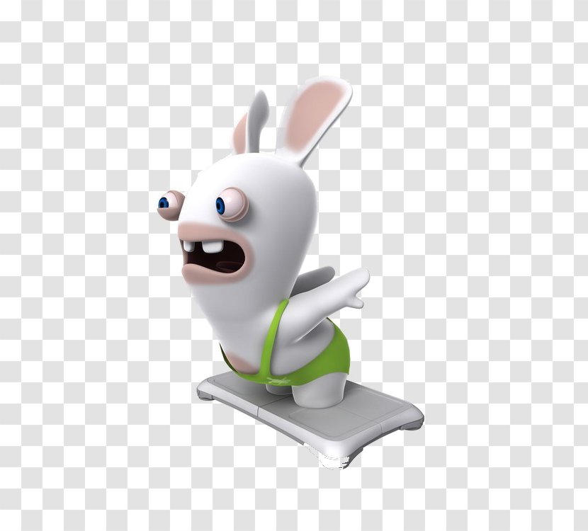 Rayman Raving Rabbids: TV Party Travel In Time Rabbids 2 Wii - Tv Transparent PNG