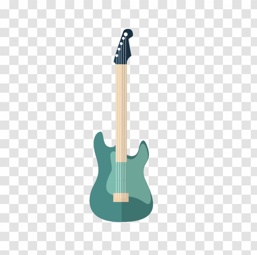 Bass Guitar Electric - Creative Green Transparent PNG