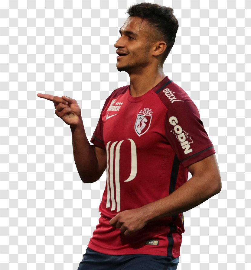 Sofiane Boufal Lille OSC Soccer Player Football Jersey - T Shirt - Salah Mohamed Transparent PNG