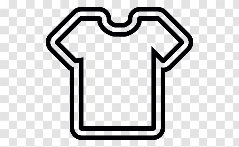 Blank Shirt Outline - Drawing - Royaltyfree Transparent PNG