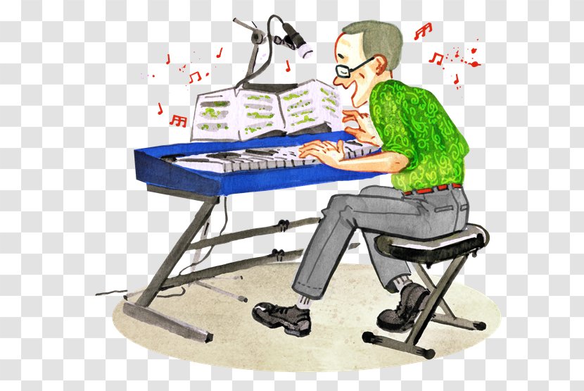 Keyboard Player Musician Musical Piano Transparent PNG