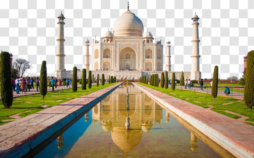 Taj Mahal Agra Fort Amer Delhi Jaipur - Place Of Worship - Mahal, India Building Four Transparent PNG