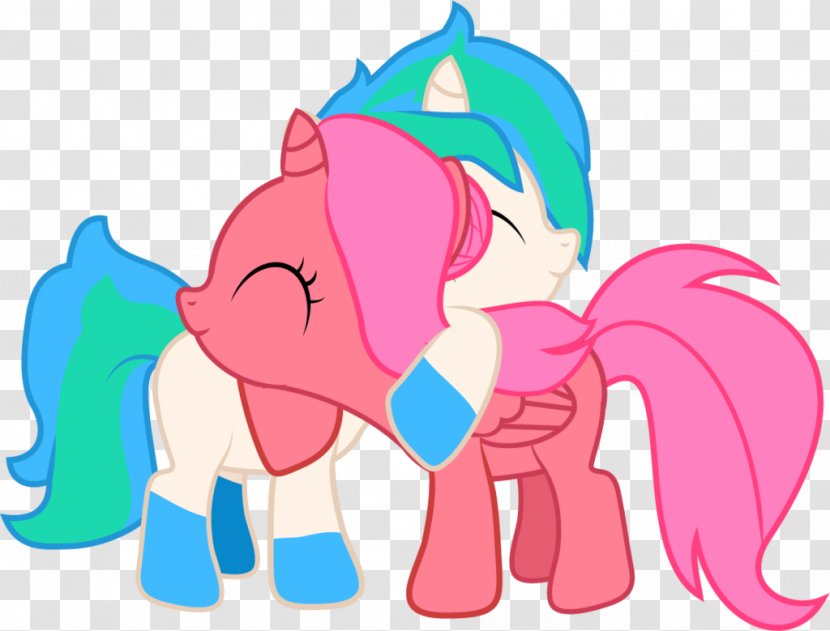 Shetland Pony Foal Pinkie Pie Clip Art - Watercolor - Hug Cartoon Transparent PNG