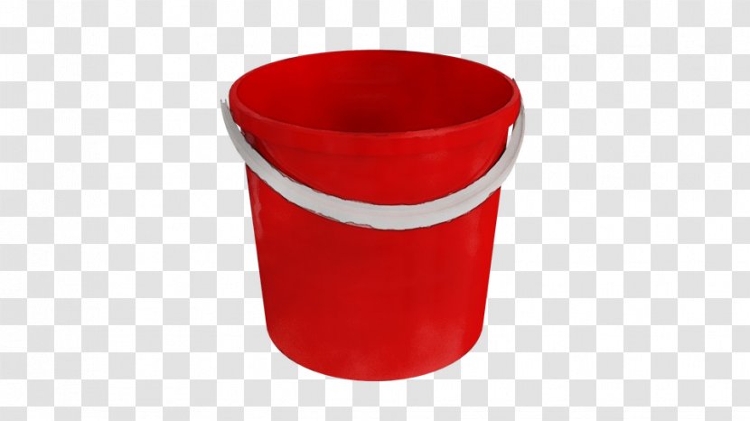 Red Plastic Cylinder Mug Tumbler - Paint - Drinkware Cup Transparent PNG