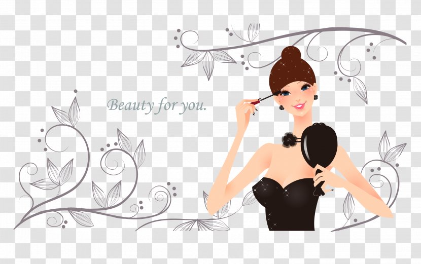 Cosmetics Beauty Parlour Make-up Artist - Heart - Makeup Transparent PNG