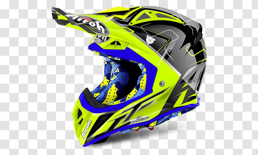 Motorcycle Helmets AIROH Motocross - Racing Transparent PNG