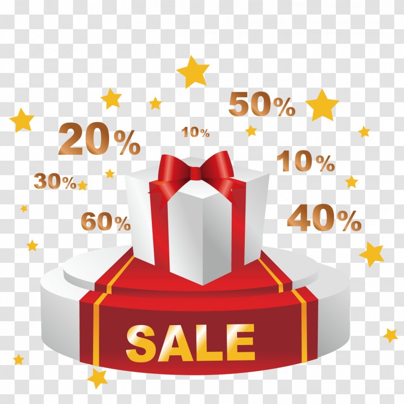 Net D Gift Sales Promotion - Discount Transparent PNG