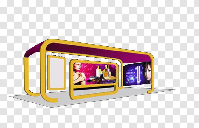 Out-of-home Advertising Bus Stop Public Transport - 2017 Yellow Outdoor Sign Transparent PNG