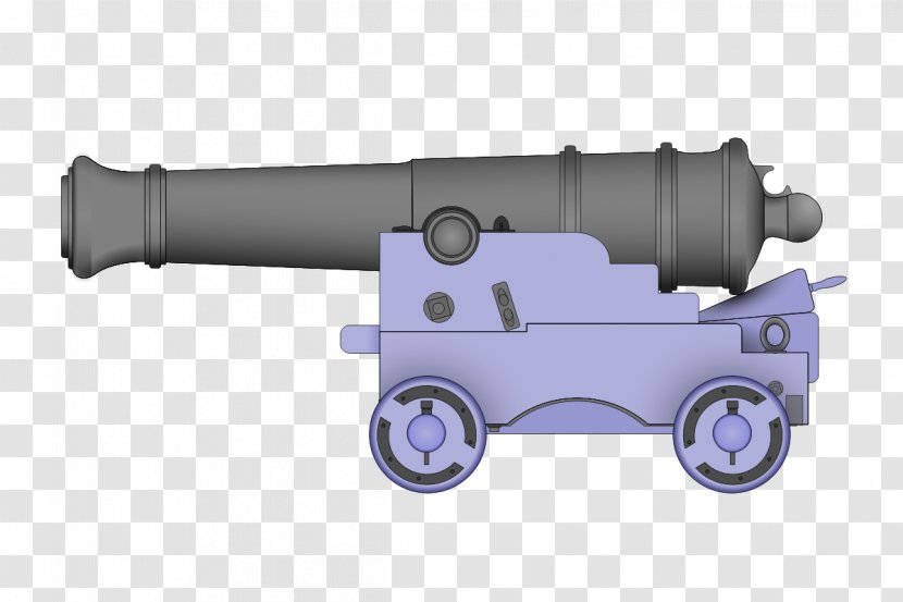 30-pounder Long Gun 24-pounder 36-pounder Cannon Artillery - Silhouette Transparent PNG