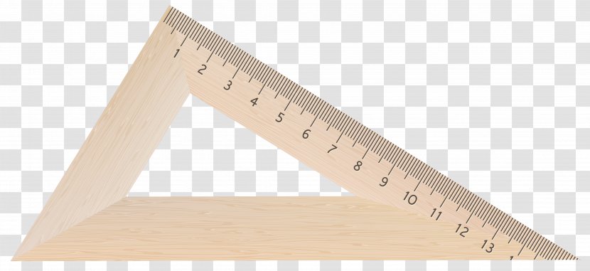 Triangle Ruler Clip Art Transparent PNG