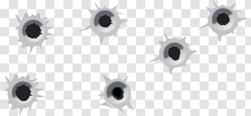 Bullet Download Clip Art - Cartoon - Holes In Transparent PNG