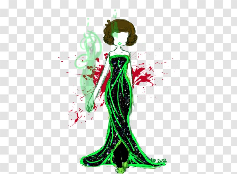 Costume Design Green - Drawing Art Transparent PNG