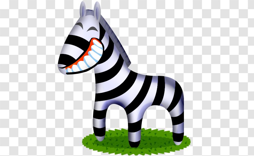 ICO Zebra Download Icon - Web Button - Smiley Transparent PNG