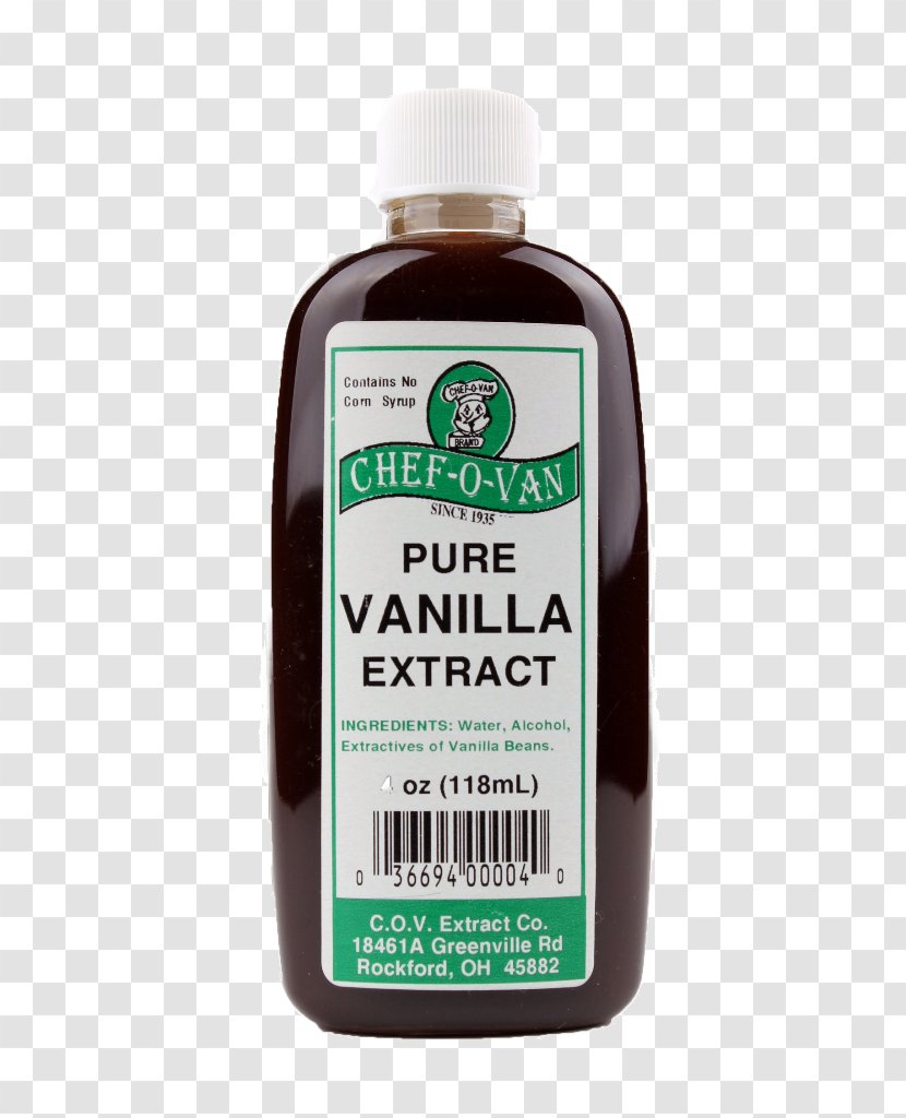 Vanilla Extract Fluid Ounce Chef - Flavor - Liquid Transparent PNG