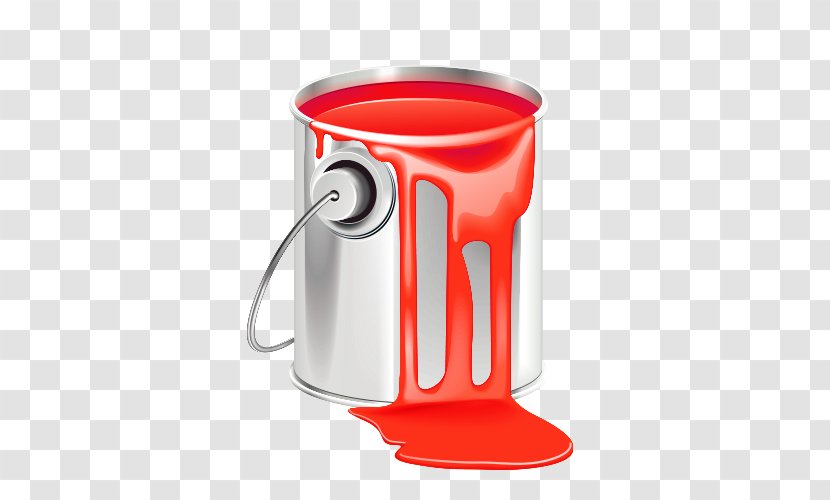 Paint Bucket Chemical Industry - Coffee Cup - Material Transparent PNG