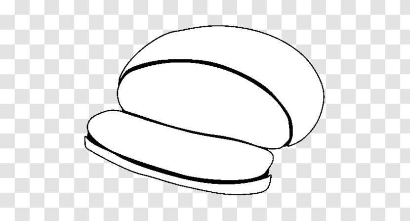 Car White Headgear Clip Art - Black And Transparent PNG