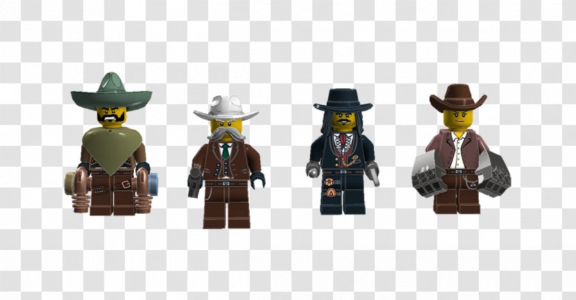 The Lego Group Cowboy Figurine - Brikwars Transparent PNG