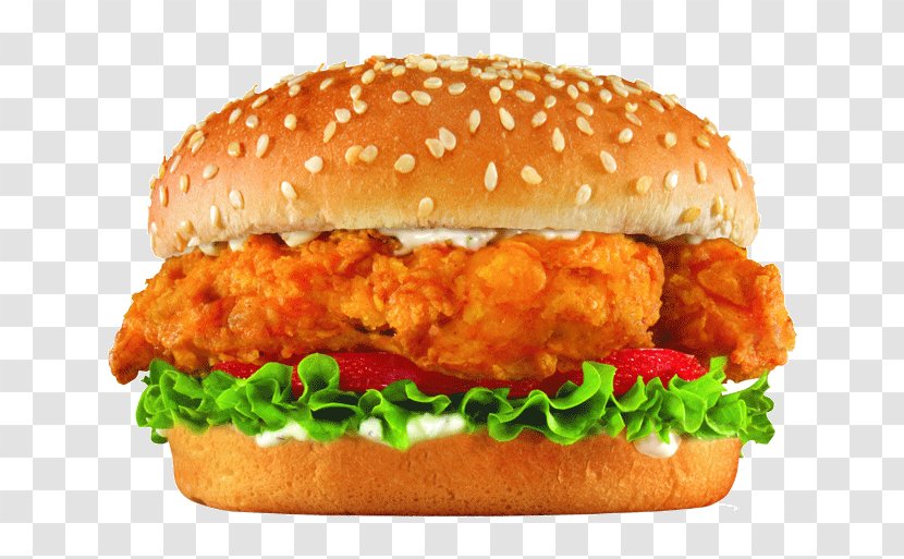 Crispy Fried Chicken Hamburger Sandwich French Fries Cheeseburger - Kids Meal - Salad Transparent PNG