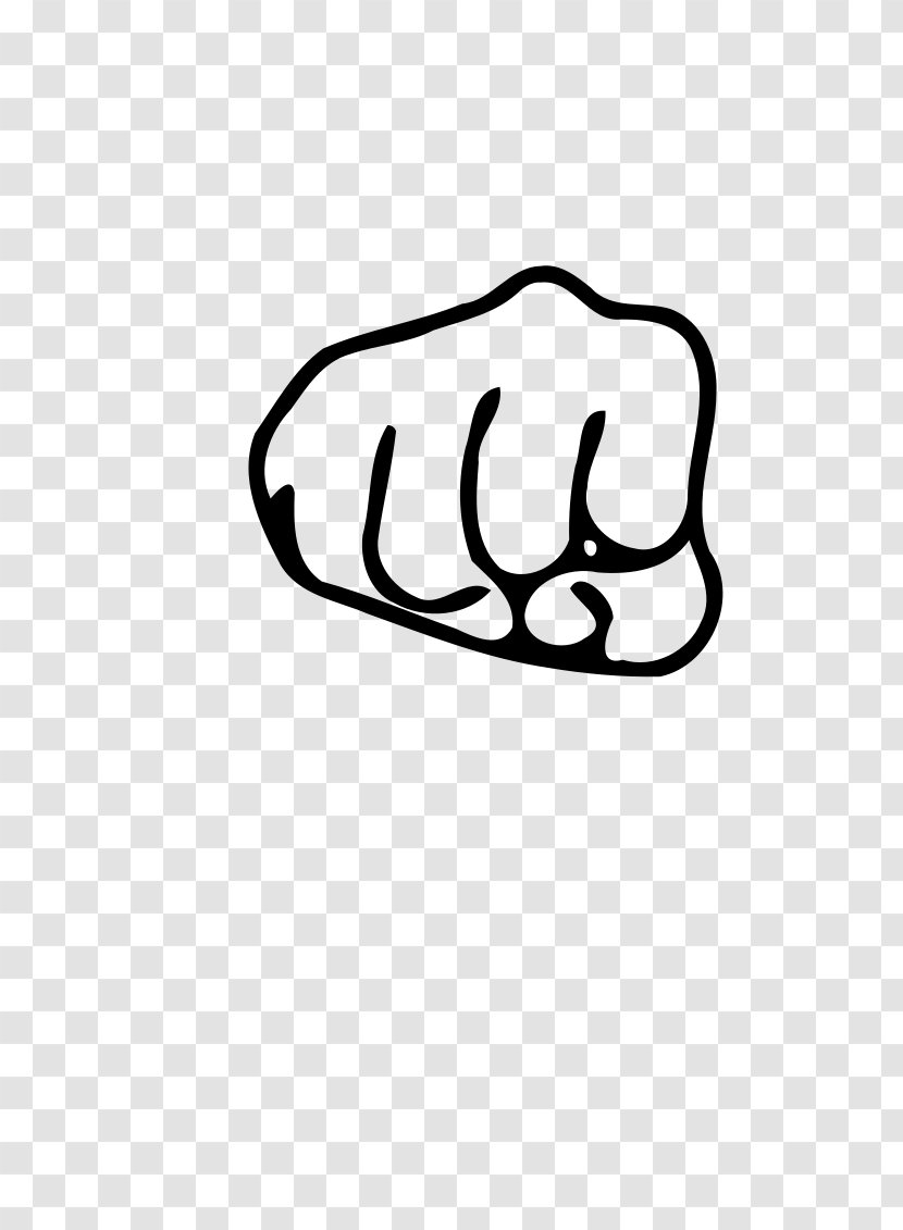 Raised Fist Clip Art - Line - Fists Transparent PNG