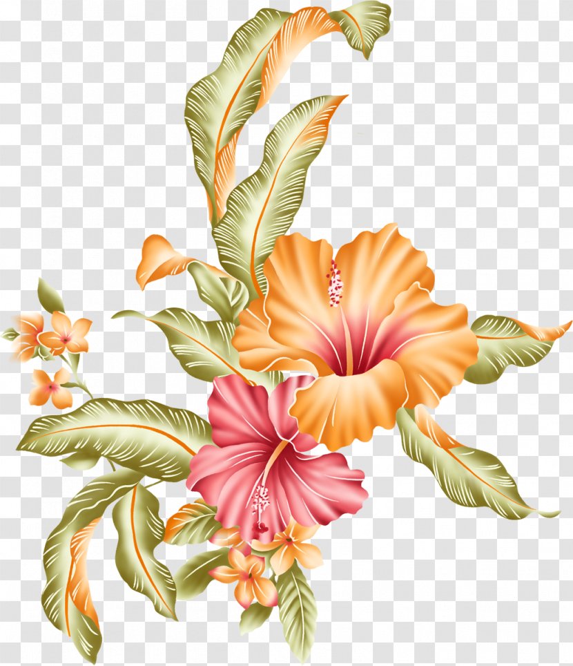 Flower Floral Design Brush Watercolor Painting - Hibiscus Transparent PNG