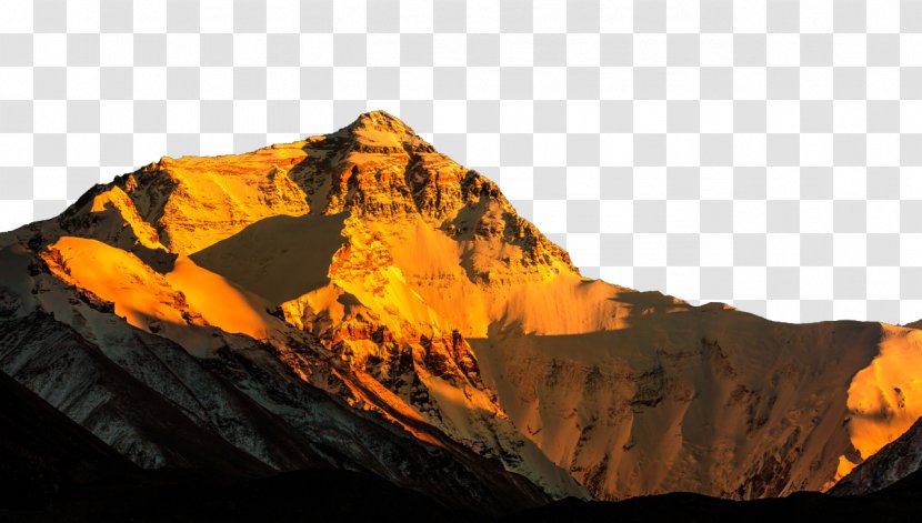 Everest Base Camp Mount Tibet - Sunrise Transparent PNG