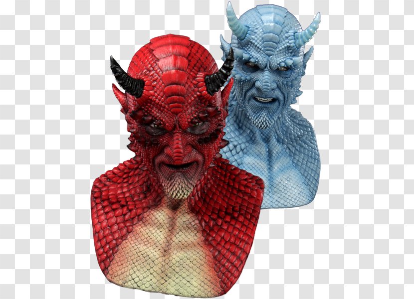 Mask Belial Demon Devil Costume - Prosthetic Makeup Transparent PNG