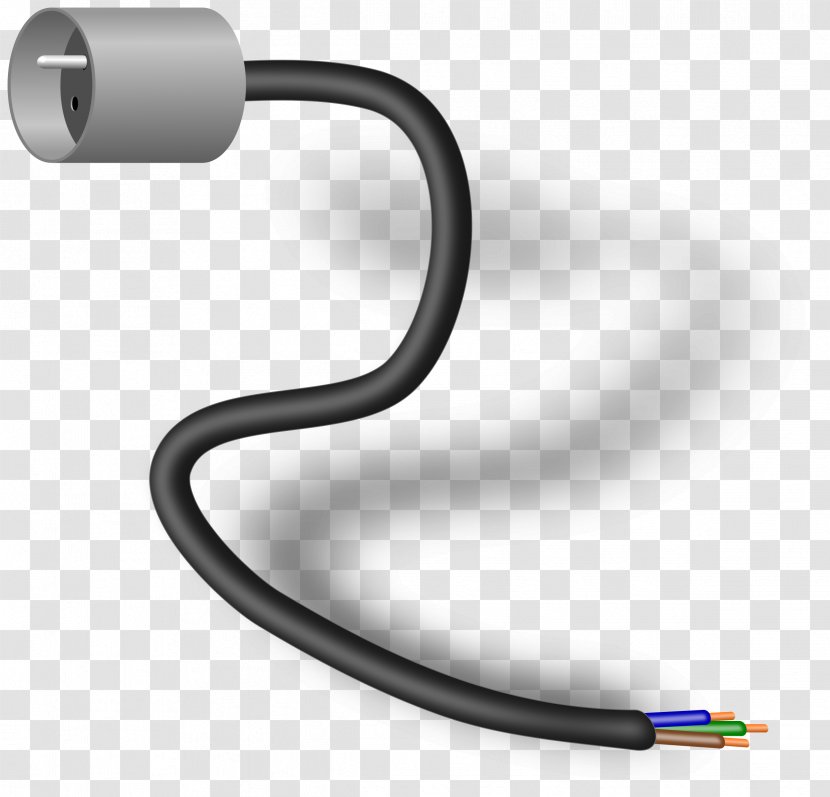 Electrical Wires & Cable Extension Cords Clip Art - Audio - Wire Transparent PNG