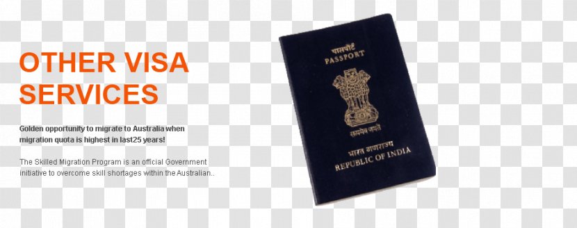Brand Font - Label - Visa Passport Transparent PNG