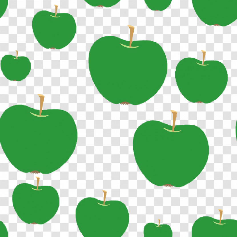 Green Computer Pattern Apple Transparent PNG