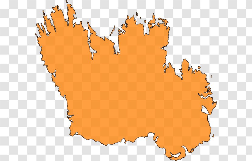 Blank Map Ireland Clip Art - Wikimedia Commons Transparent PNG