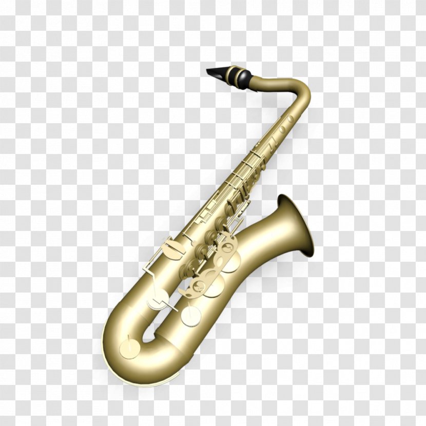 Living Room Saxophone Brass Instruments - Watercolor Transparent PNG