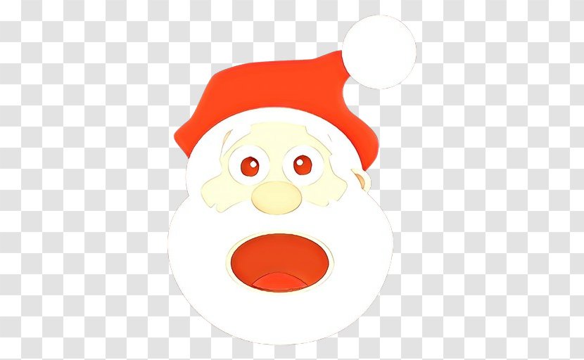 Santa Claus Cartoon - Nose Smiley Transparent PNG