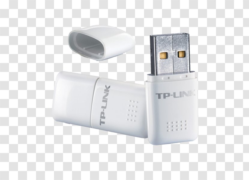 Wireless USB TP-Link Network Interface Controller IEEE 802.11n-2009 - Hardware Transparent PNG