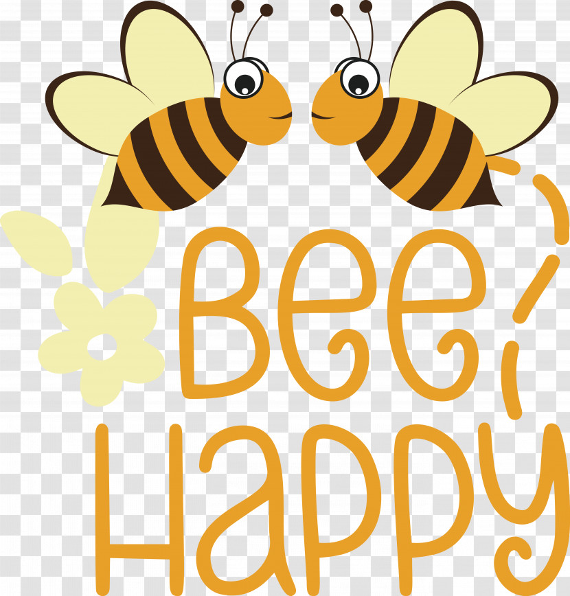 Bees Honey Bee Insects Logo Drawing Transparent PNG