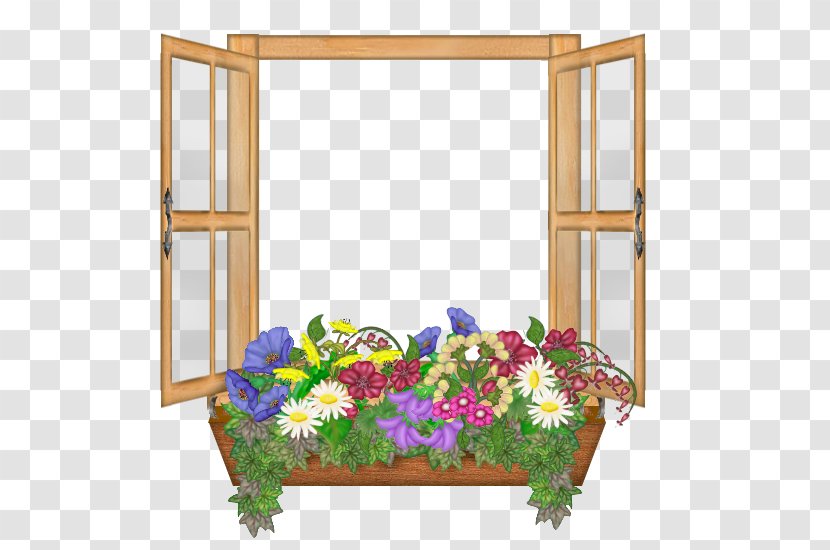 Window - Grass - Floral Design Transparent PNG