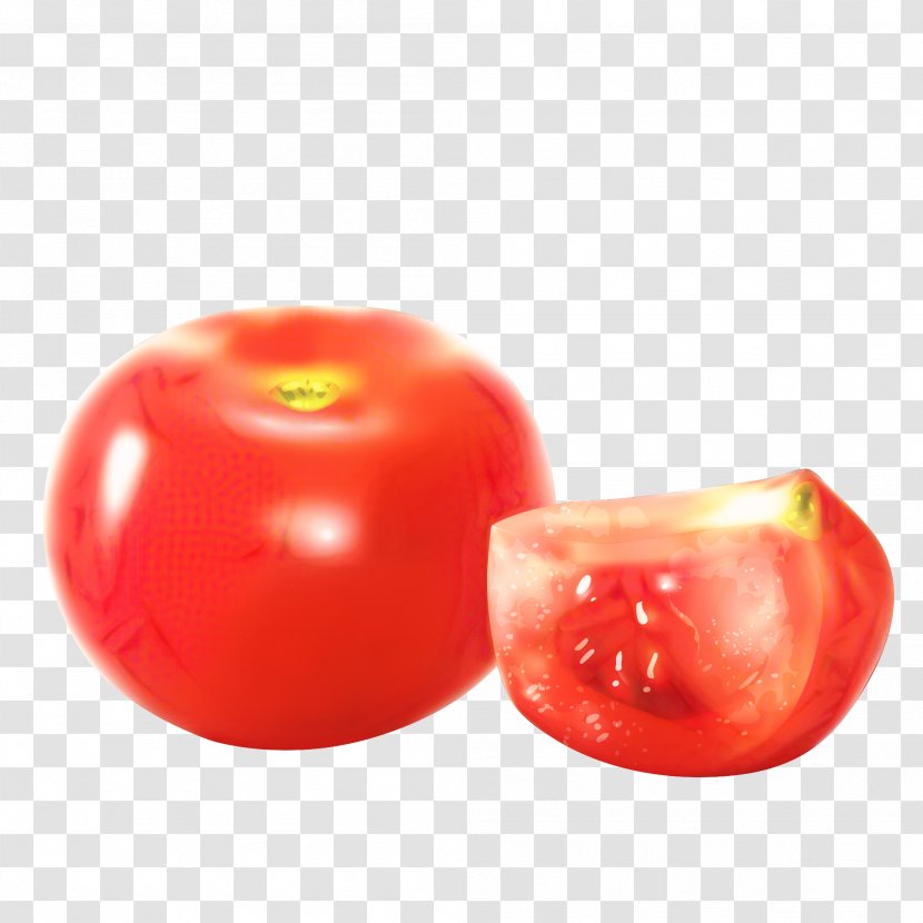 Tomato Cartoon - Orange - Plant Fruit Transparent PNG