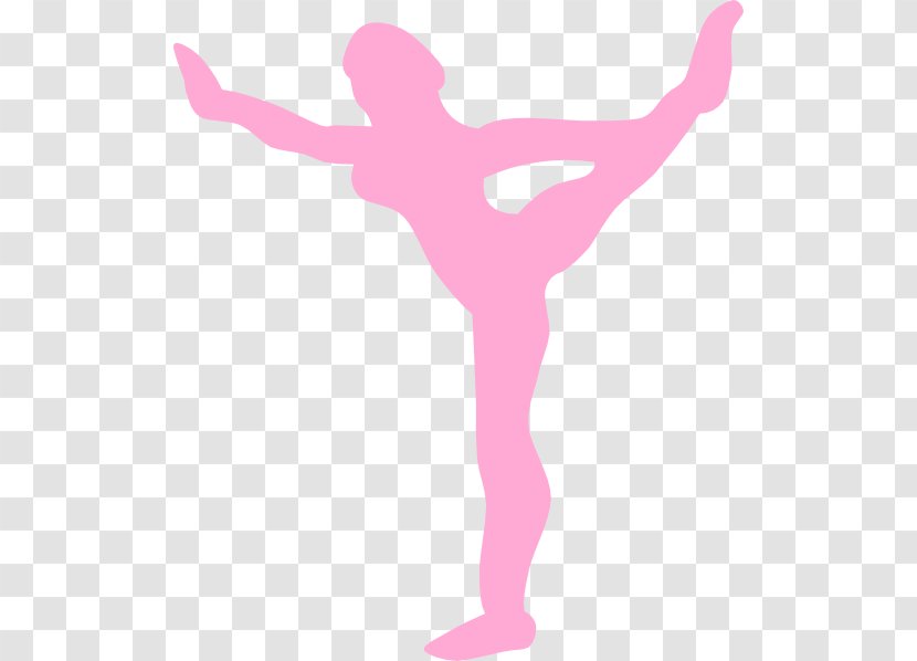 Gymnastics Balance Beam Clip Art - Silhouette - Pink Light Transparent PNG