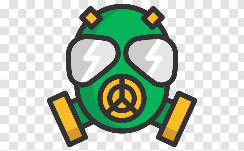 Fluoroquinolone Gas Mask Icon - Green Hat Transparent PNG