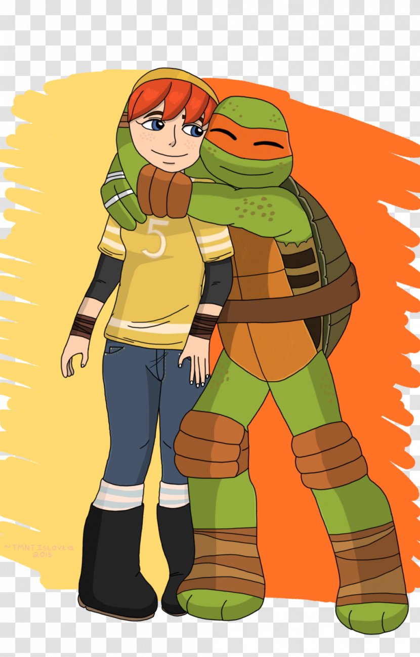 Michelangelo Leonardo April O'Neil Splinter Raphael - Cartoon - TMNT Transparent PNG