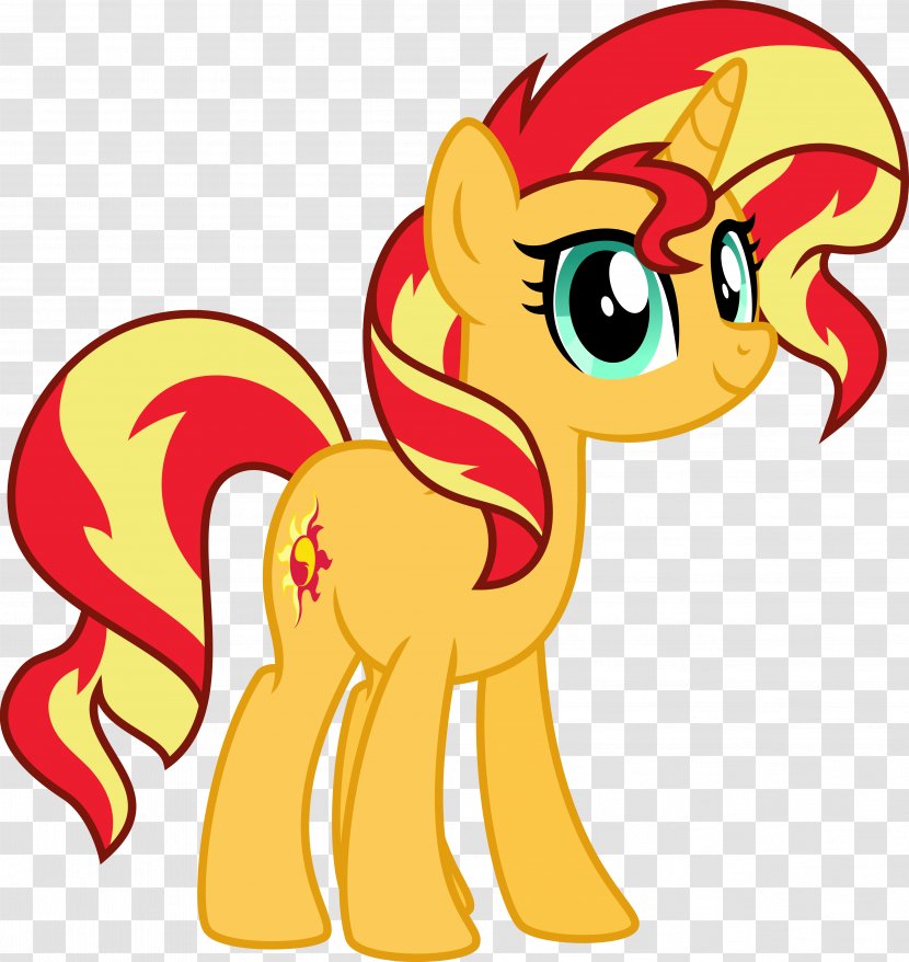 Sunset Shimmer Pony Twilight Sparkle Princess Celestia Flash Sentry - Cartoon Transparent PNG