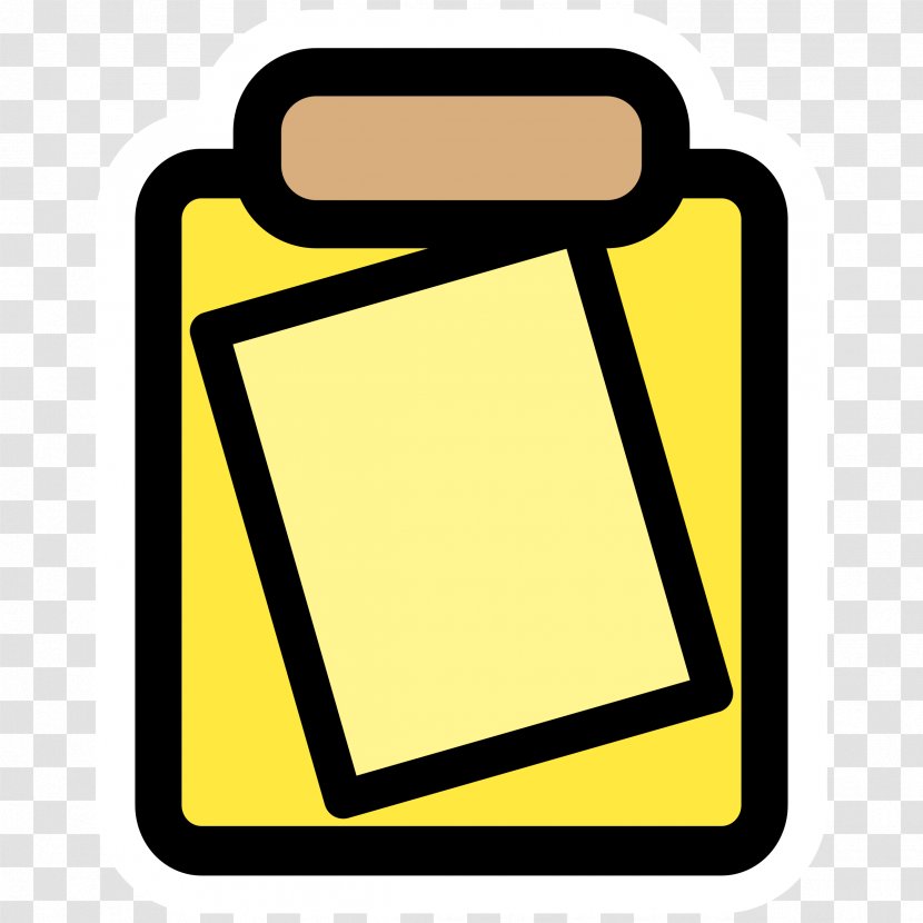 Clipboard Clip Art - Yellow - Coin Transparent PNG