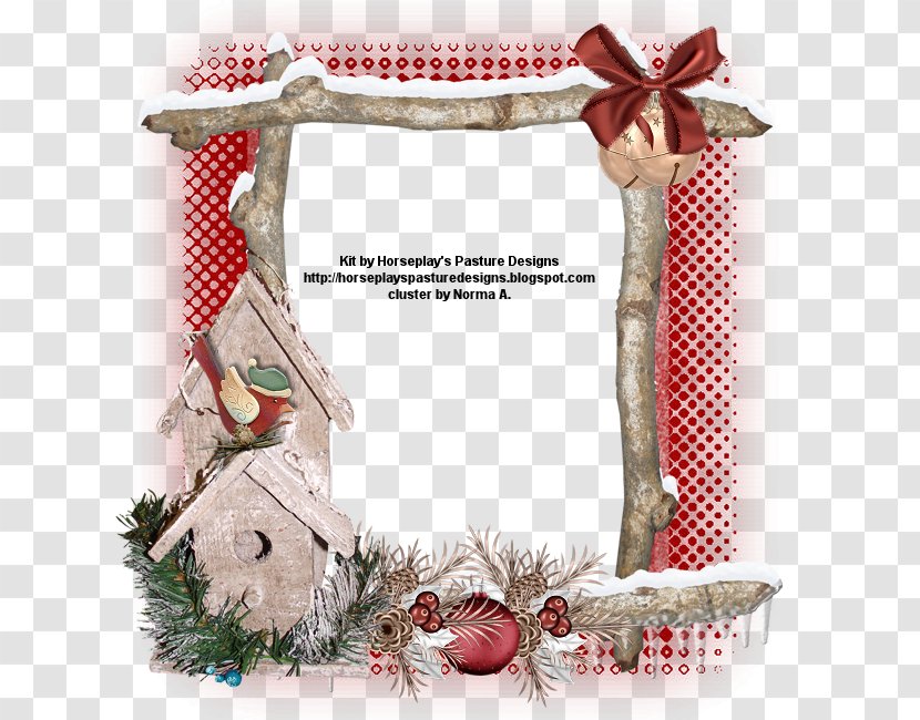 Christmas Ornament Wreath Picture Frames Transparent PNG