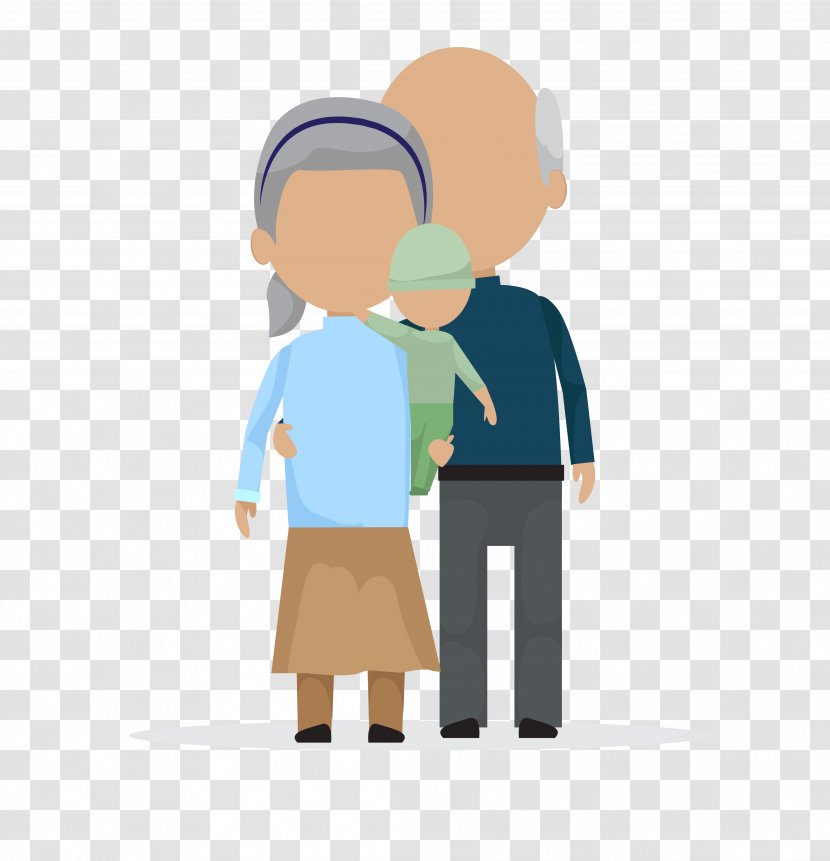 Old Age - Boy - Vector Cartoon Adult Child Picture Transparent PNG