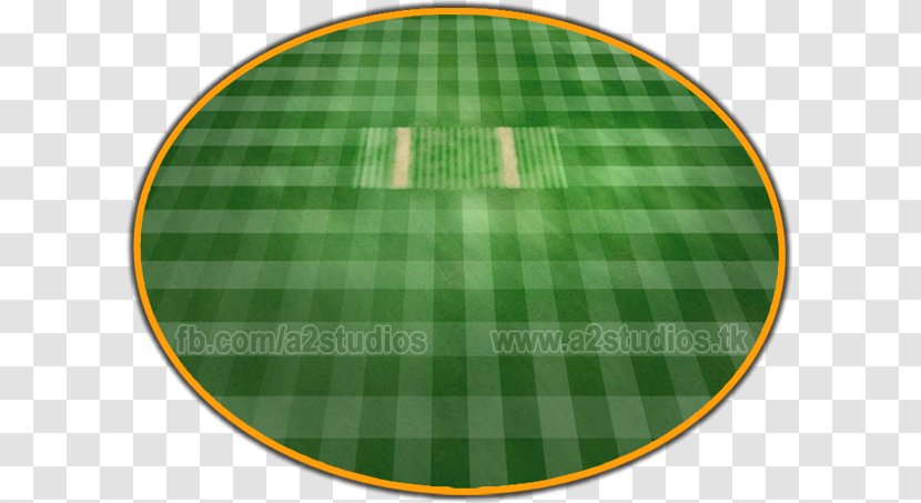 Tartan Green Circle Angle - Cricket Game Transparent PNG