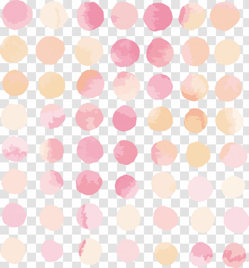 Point Wave Pink Pattern - Peach Transparent PNG