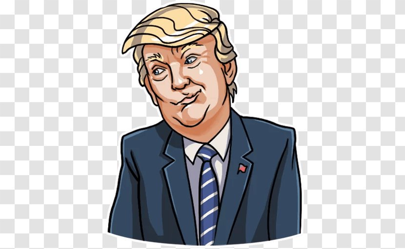 Donald Trump Sticker Telegram Messaging Apps Clip Art - Gentleman Transparent PNG